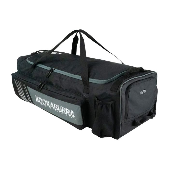 2025 Kookaburra Pro 3500 Wheelie Cricket Bag - Black/Grey main product photo