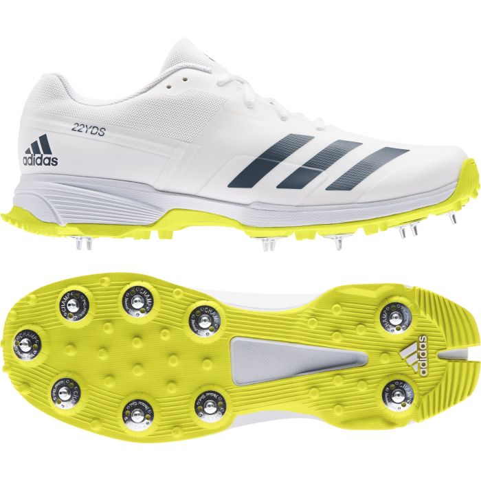 2023 Adidas 22YDS Full Spike II Cricket Shoes  Acid Yellow