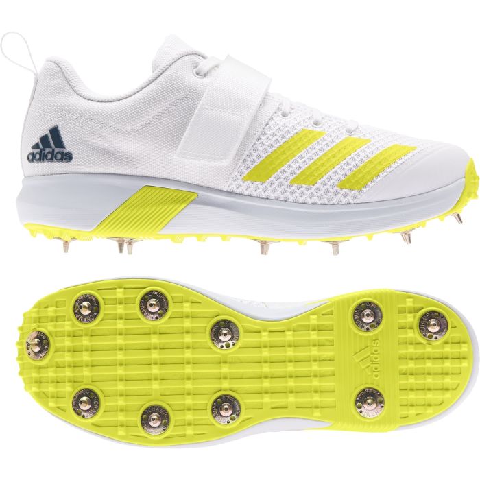2023 Adidas Adipower Vector Cricket Shoes Acid Yellow