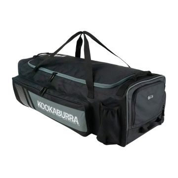 2025 Kookaburra Pro 3500 Wheelie Cricket Bag - Black/Grey