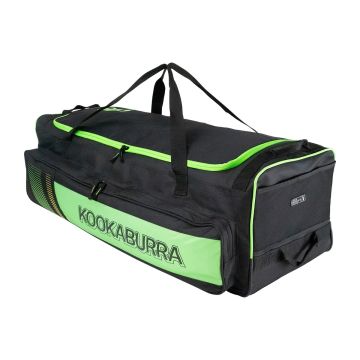 2025 Kookaburra 4500 Wheelie Cricket Bag - Black/Green