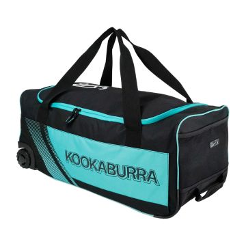 2025 Kookaburra 9500 Wheelie Cricket Bag - Black/Teal