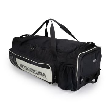 2026 Kookaburra Pro 3500 Wheelie Cricket Bag - Black/Bone
