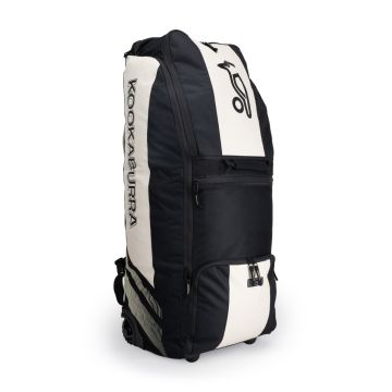 2026 Kookaburra WD2000 Wheelie Duffle Cricket Bag - Black/Bone