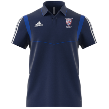 University of Sussex CC Adidas Navy Polo