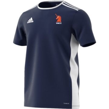 Wombwell Main Adidas Navy Junior Training Jersey