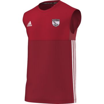 Orwell FC Adidas Red Training Vest