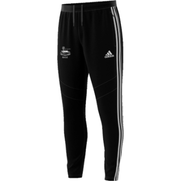 Glossop CC Adidas Black Training Pants