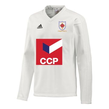 St Helens Town CC Adidas L/S Playing Sweater
