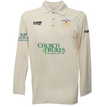 Chappel Wakes and Colne CC Playeroo Long Sleeve Playing Shirt
