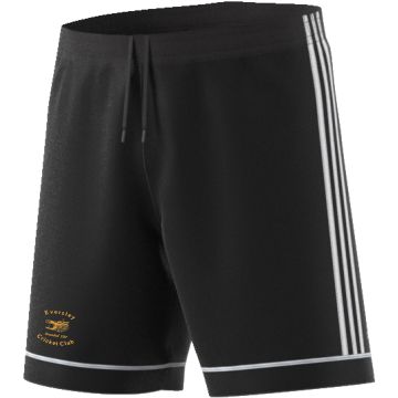 Eversley CC Adidas Black Junior Training Shorts