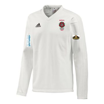 West Tanfield CC Adidas L/S Playing Sweater