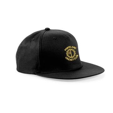Ponteland CC Black Snapback Hat