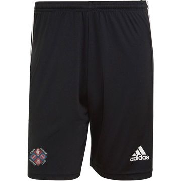 Kirby Muxloe CC Adidas Black Junior Training Shorts