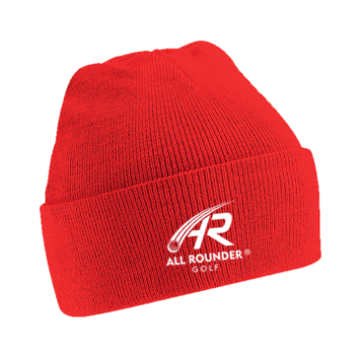 All Rounder Golf Red Beanie