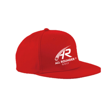 All Rounder Golf Red Snapback Cap