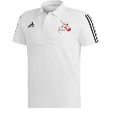 Sultans of Swing Adidas White Polo