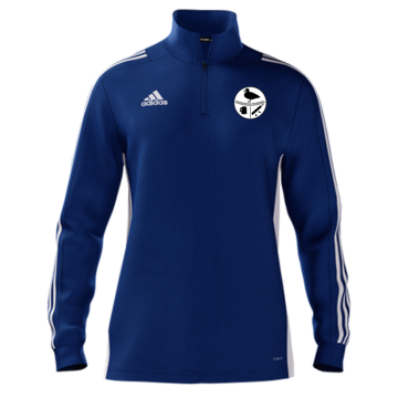 Harborough Taverners CC Adidas Blue Zip Junior Training Top