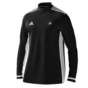 Slinfold CC Adidas Black Zip Training Top