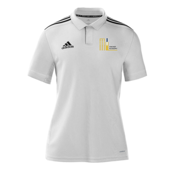 Mark Lawson Cricket Academy Adidas White Polo