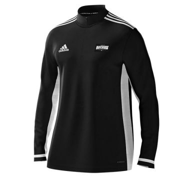 Morley Mavericks Adidas Black Zip Training Top