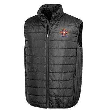 Liverpool Medical Students Society Black Padded Gilet
