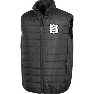 Black Padded Gilet