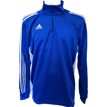 Adidas Blue Zip Training Top