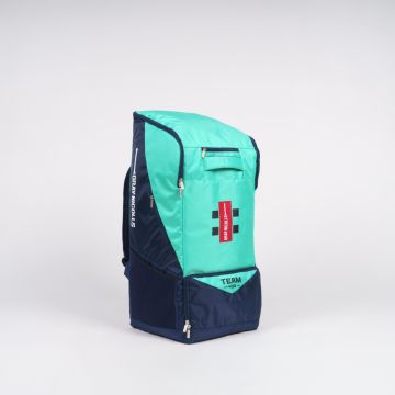 2024 Gray Nicolls Team 400 Duffle Cricket Bag - Navy/Aqua