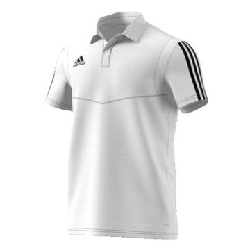 Pudsey BC Adidas White Polo Shirt