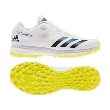 2022 Adidas 22YDS Boost Cricket Shoes - Acid Yellow 