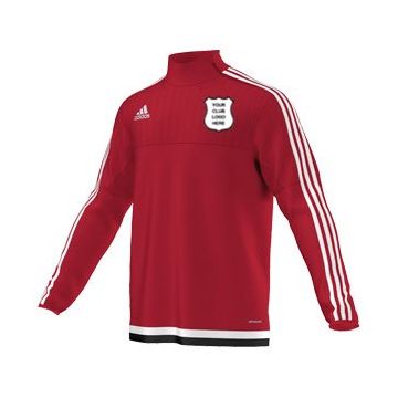 Featherstone Town CC Adidas Red Training Top