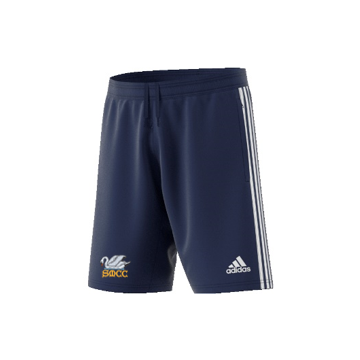 South Milford CC Adidas Navy Junior Training Shorts