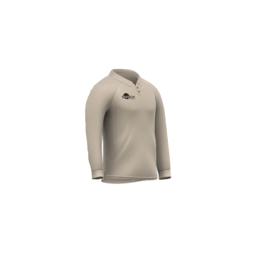 Samurai Cream Long Sleeve Cricket Shirt